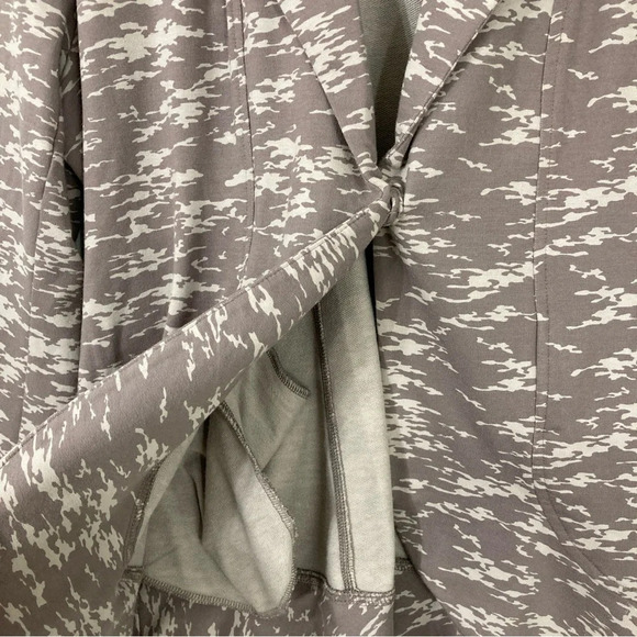 LOGO by Lori Goldstein Brown Gray Soft Stretch Knit Blazer Size Large - Picture 5 of 10